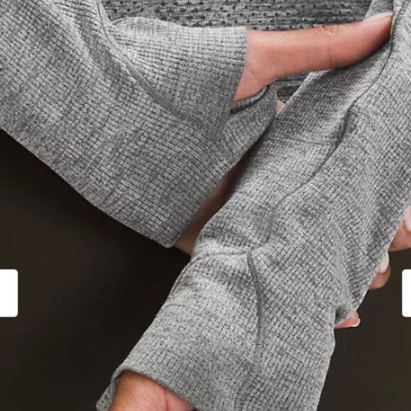 Lululemon Swiftly Tech Long-Sleeve Shirt 2.0 Race Length in Slate/White Size 8 - Picture 6 of 8